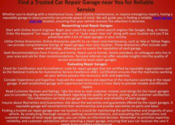PPT - Find a Trusted Car Repair Garage near You for Reliable Service ...